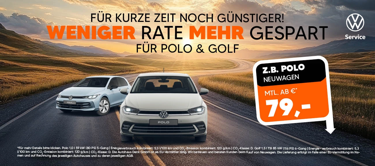 Polo und Golf Plus Leasing