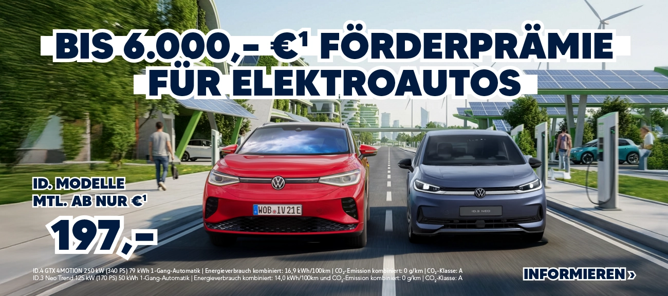 VW Elektro Prämien