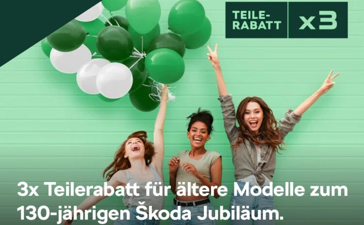  Škoda Teilerabatt