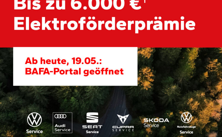  Förderprämie E-Fahrzeug