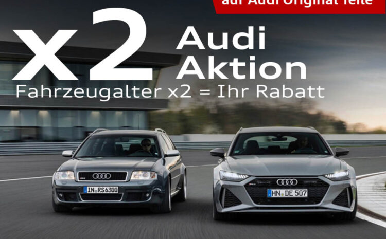  Audi Service x2 – bis 30% Rabatt